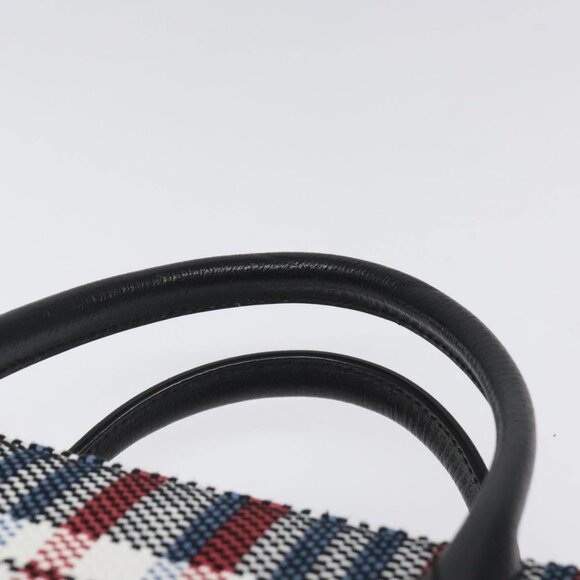 GUCCI Tote Bag Canvas Leather White Black Silver 659983 Auth MY189A - Picture 7 of 16